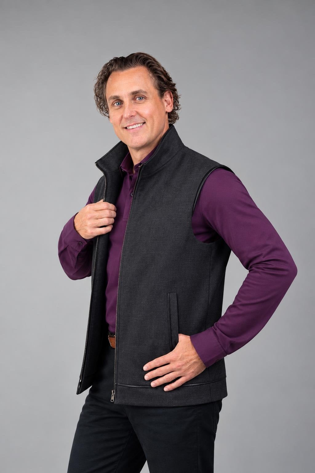 Men's Classic Tailored Wool Vest