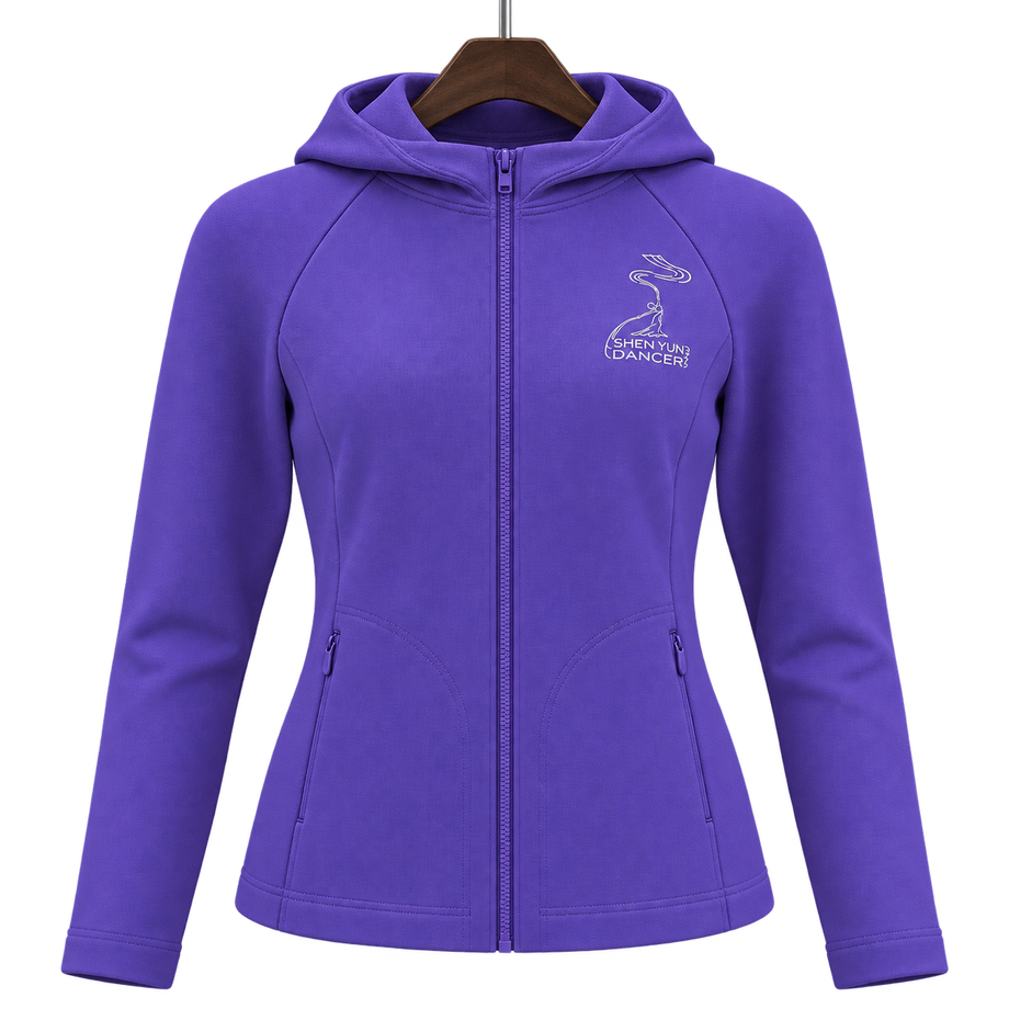 Women's Timeless Virtues Zip-Up Hoodie – front