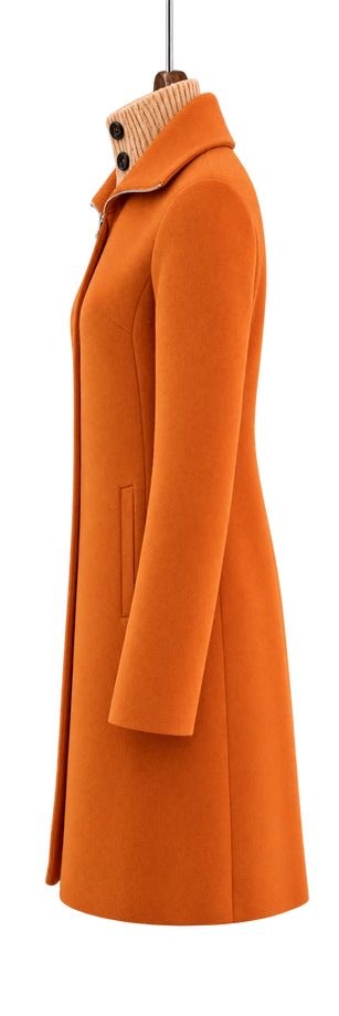 Women's Pure Cashmere Coat – side
