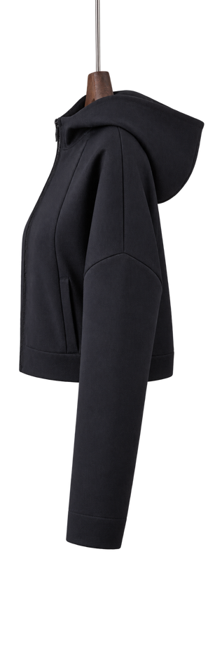 Women's Zip-Up Ponte Hoodie – side